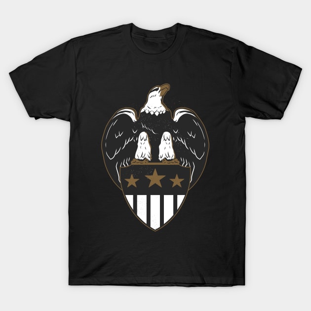 Eagle Shield T-Shirt by TomCage